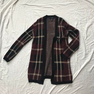 Plaid Cardigan